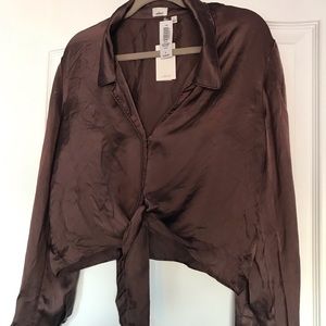 Wilfred Peaufiner Blouse in Caban.